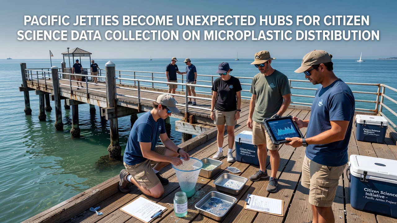 Pacific Jetties Become Unexpected Hubs for Citizen Science Data Collection on Microplastic Distribution